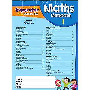 SUPERSTAR LEARNERS PLUS - MATHS MATEMATIK 1 (BIBM)