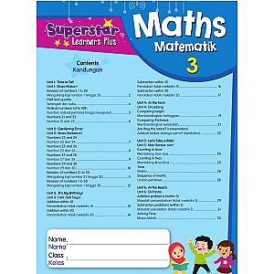 SUPERSTAR LEARNERS PLUS - MATHS MATEMATIK 3 (BIBM)