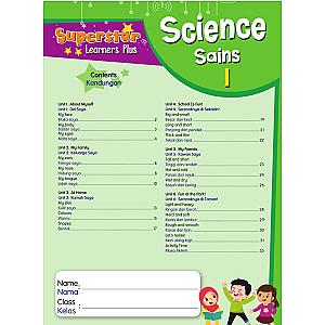 SUPERSTAR LEARNERS PLUS - SCIENCE SAINS 1 (BIBM)