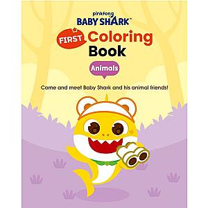 Baby Shark First Coloring Book Animals