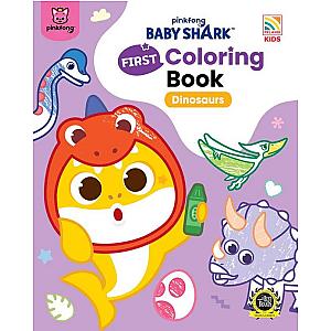 Baby Shark First Coloring Book Dinosaurs